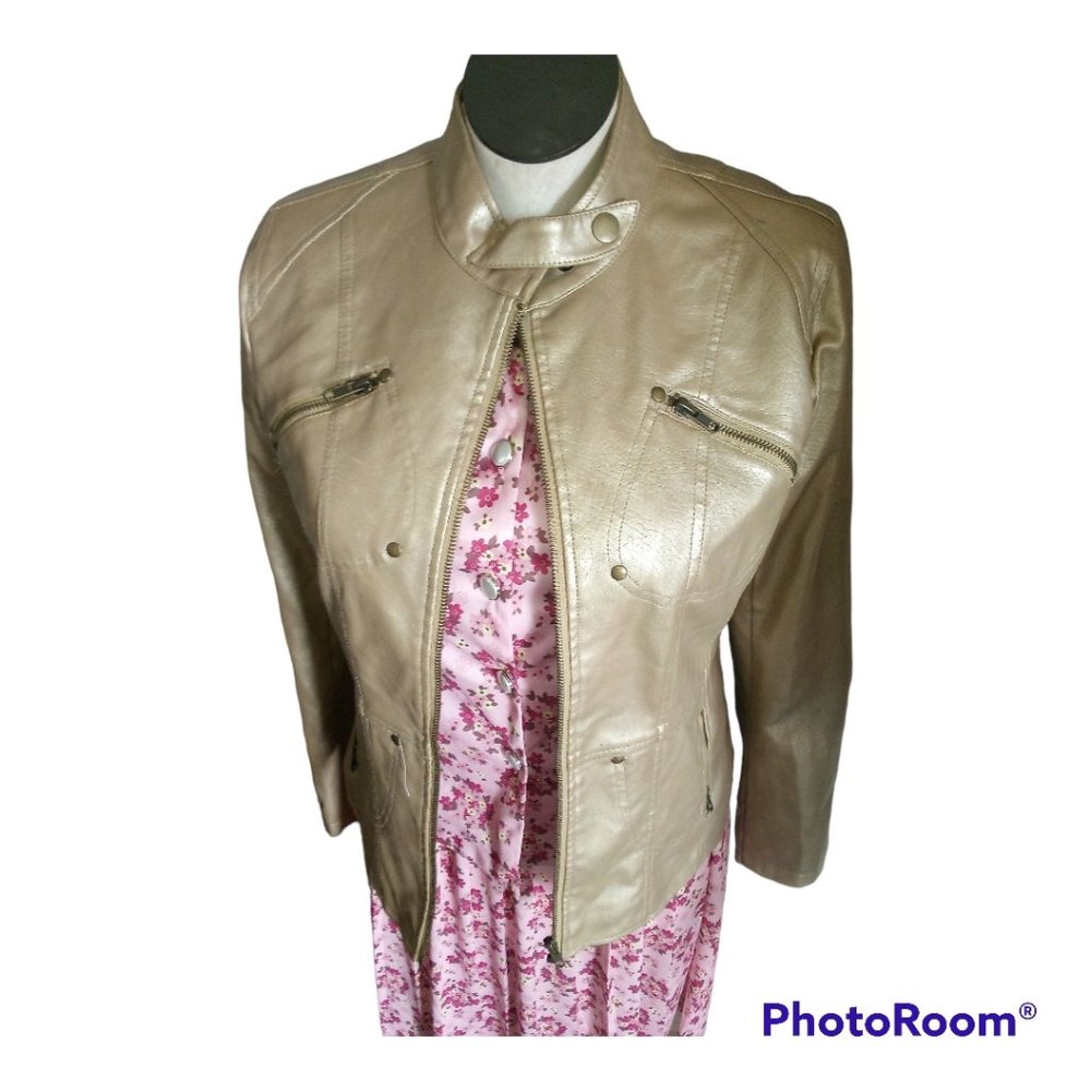 Frida G London Gold Sporty Jacket